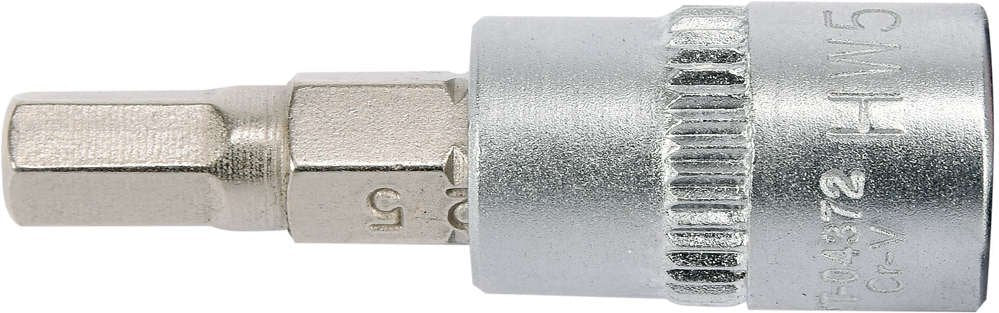 Antgalis įpresuotas į galvutę | 6,3 mm (1/4") | hex šešiakampis 5 mm (YT-04372)
