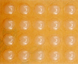 Lipnūs padukai baldams silikoniniai skaidrūs 10mm 20vnt. (74911)