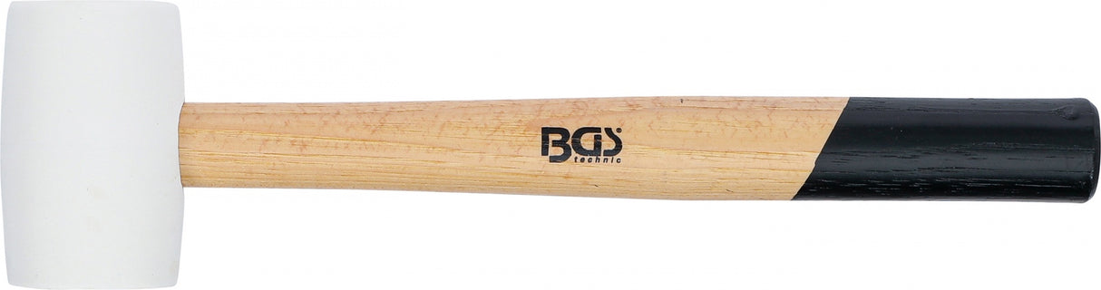 Guminis plaktukas | Hickory rankena | balta galvutė | Ø 48 mm | 250 g (70138)