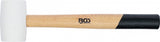 Guminis plaktukas | Hickory rankena | balta galvutė | Ø 48 mm | 250 g (70138)