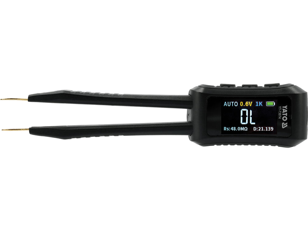 Skaitmeninis SMD komponentų testeris (LCR pincetas) su OLED ekranu (YT-73074)