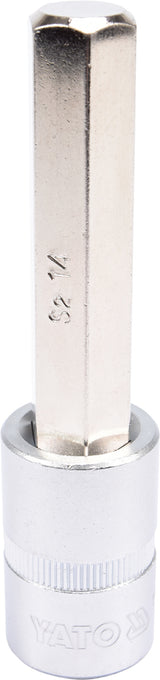 Бита впрессованная в головку 1/2" шестигранник 14 mm x 100 mm