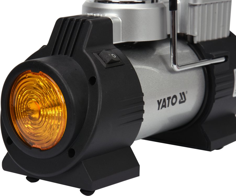 Kompresorius automobilinis | su Led lempa | 12V / 180W (YT-73460)