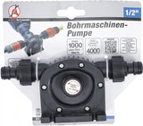 Siurblys su antgaliais statomas į grąžtą | 1/2" | 1000 l / h (50830)