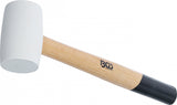 Guminis plaktukas | Hickory rankena | balta galvutė | Ø 48 mm | 250 g (70138)