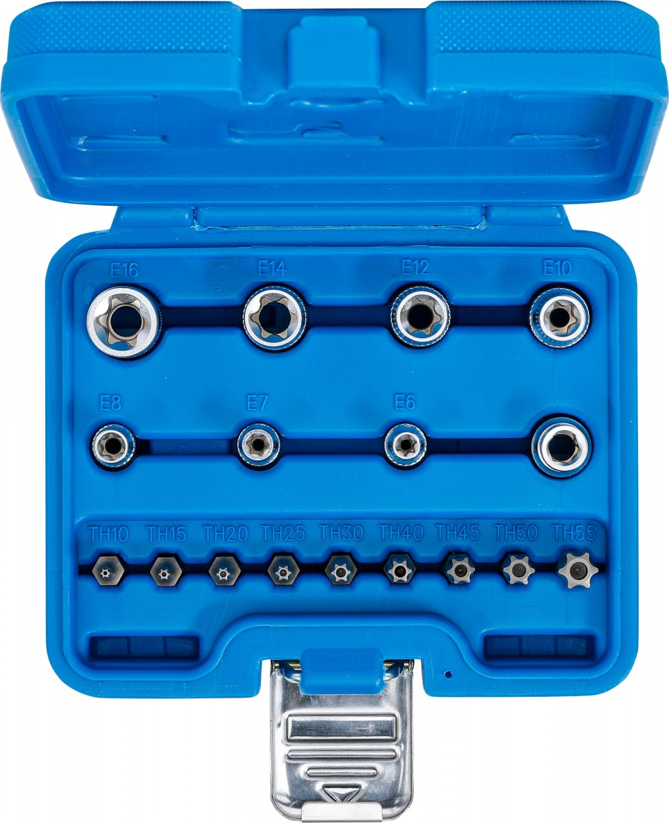 Antgalių rinkinys | E-Type / T-Star (Torx) | 17 vnt. (5023)