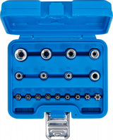 Antgalių rinkinys | E-Type / T-Star (Torx) | 17 vnt. (5023)