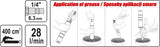 PNEUMATIC GREASE GUN 400CC (YT-07055)