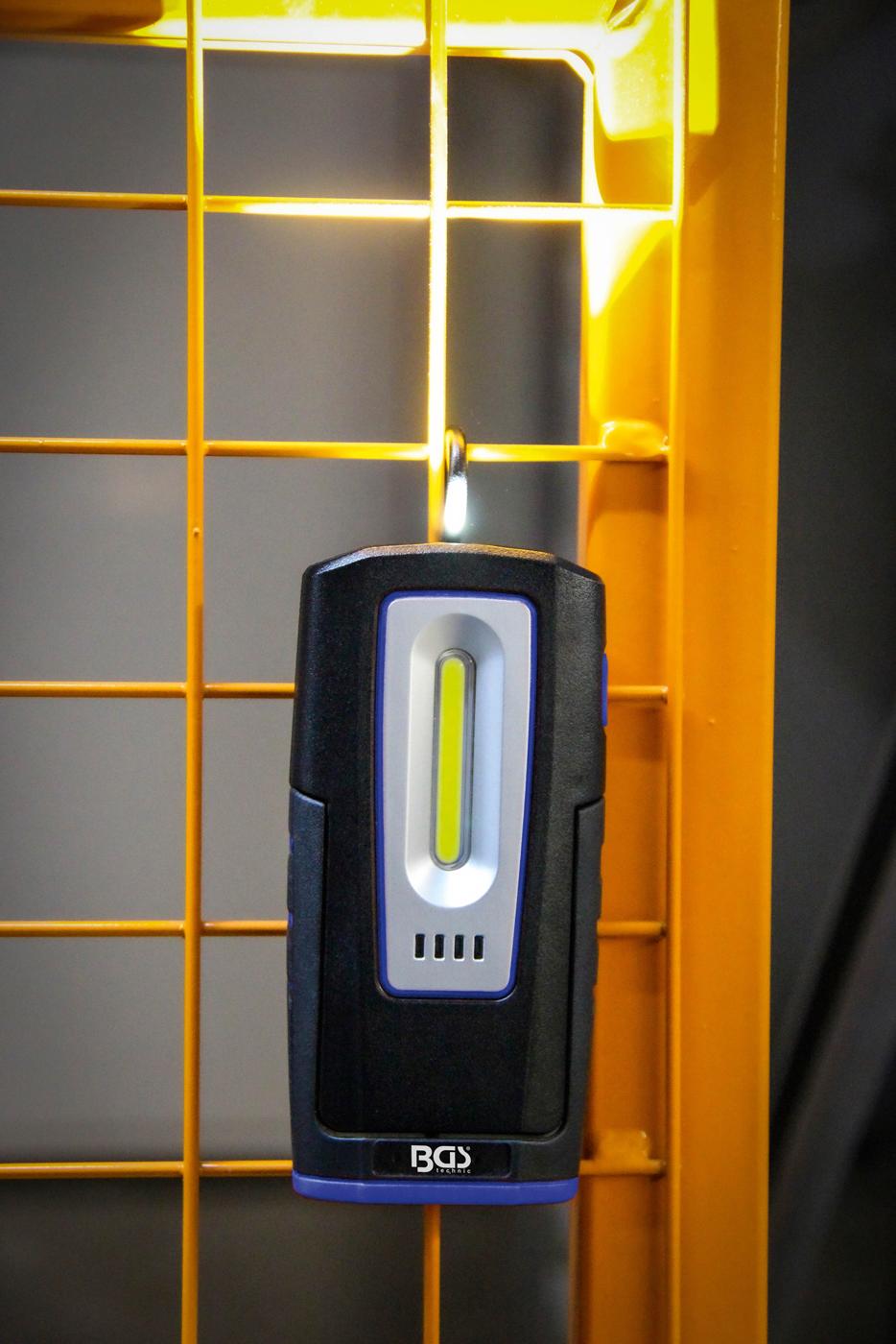 Darbo lempa COB LED | su magnetu ir kabliu | sulankstoma | su belaidžio įkrovimo funkcija (85331)
