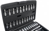 Galvučių su terkšle rinkinys 1/4", 48vnt. (KR141048)