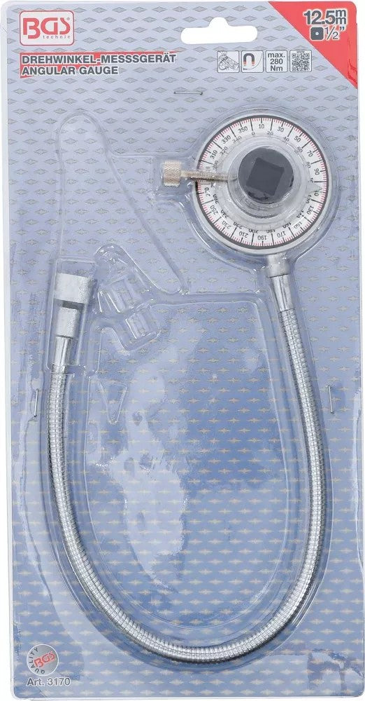 Kampinis matuoklis su magnetine ranka | 12,5 mm (1/2") (3170)