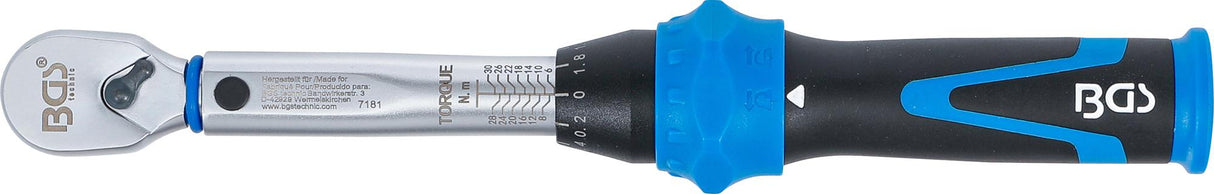 Динамометрический ключ | 6.3 mm (1/4") | 6 - 30 Nm