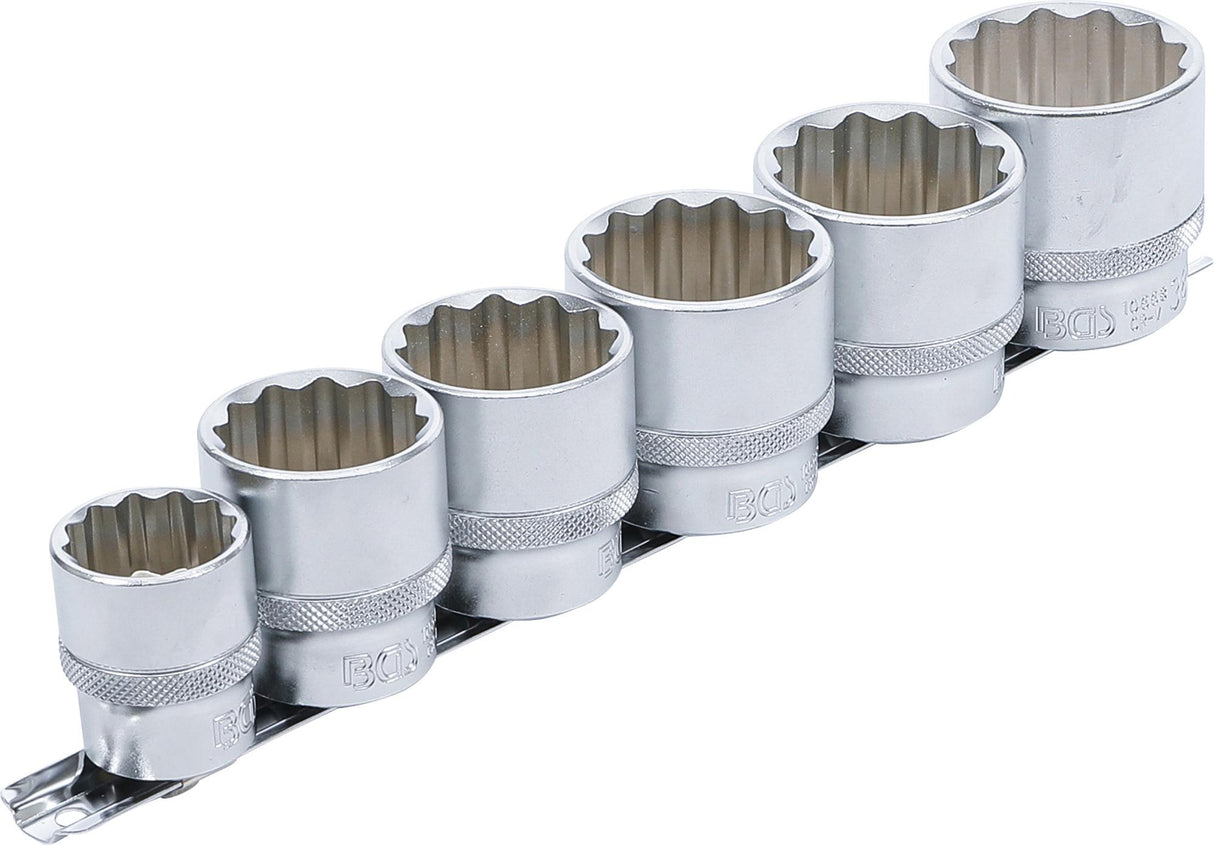 Набор головок 12-гранных | 12,5 mm (1/2") | 24 - 38 mm | 6 шт.