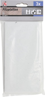 FELT PAD | MATS | WHITE | 100 X 200 MM | 3 PCS. (80711)