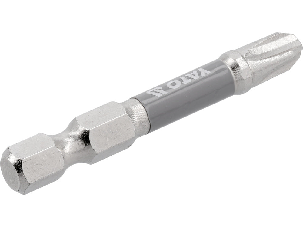 SCREWDRIVER BITS 1/4 50MM PH3 2 PCS NI (YT-78022)