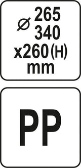 Dėžė montuojama į dirvožemį 10" (88780)