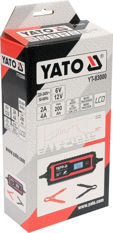 Pakrovėjas 6 V ir 12 V akumuliatorių įkrovimui | 6V/2A 12V/4A (YT-83000)