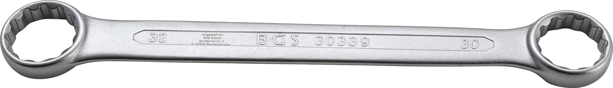 DOUBLE RING SPANNER | EXTRA FLAT | 30 X 32 MM (30339)