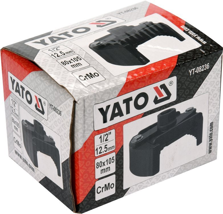Universalus alyvos filtro raktas | 12,5 mm (1/2") | 80 mm - 105 mm (YT-08236)