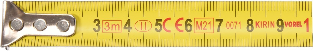 Matavimo ruletė | 3 m x 16 mm (10061)