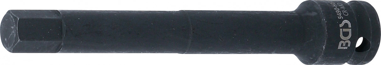 Antgalis smūginis | 150 mm ilgio | 12,5 mm (1/2") | Hex šešiakampis 14 mm (5490-H14)