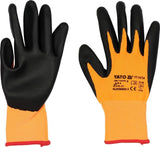 SAFETY GLOVES TOUCHSCREEN FINGERS NITRILE S. 8 (YT-74754)