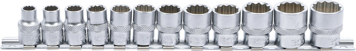 Набор головок 12-гранные | 10 mm (3/8") | 8 - 19 mm | 12 шт.