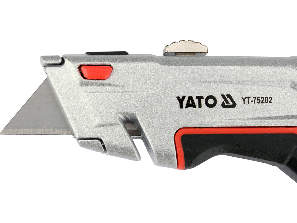 UTILITY KNIFE WITH TRAPEZOID BLADE (YT-75202)