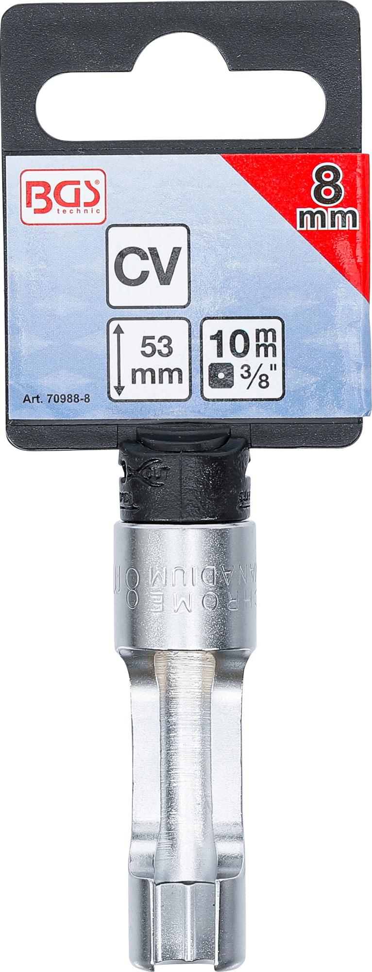 Speciali galvutė su įšpjova | 10 mm (3/8") | 8 mm (70988-8)