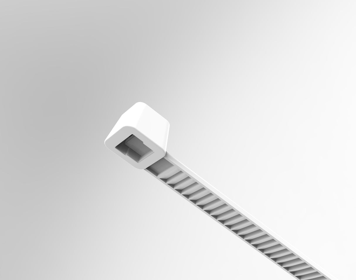 Suveržimo dirželiai 280x4,8 100vnt. balti (73909)