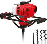 PETROL SOIL AUGER + 3 BITS + EXTENSION (YT-84660)
