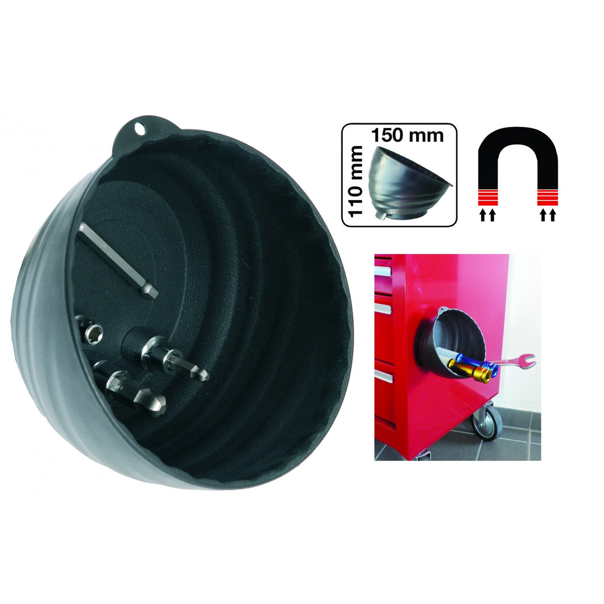 Magnetinis kiautas | gilus tipas | Ø 145 mm (67100)