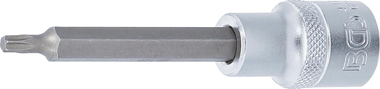 Antgalis įpresuotas į galvutę | ilgis 100 mm | 12,5 mm (1/2") | T-star (Torx) T25 (4470)