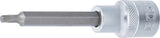 Antgalis įpresuotas į galvutę | ilgis 100 mm | 12,5 mm (1/2") | T-star (Torx) T25 (4470)