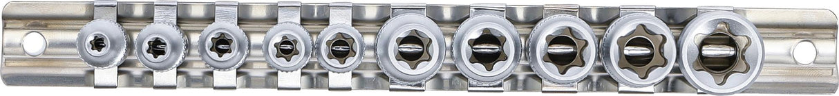 Galvučių rinkinys E-Tipas | 6,3 mm (1/4") / 10 mm (3/8") | E4 - E16 | 10 vnt. (9548)
