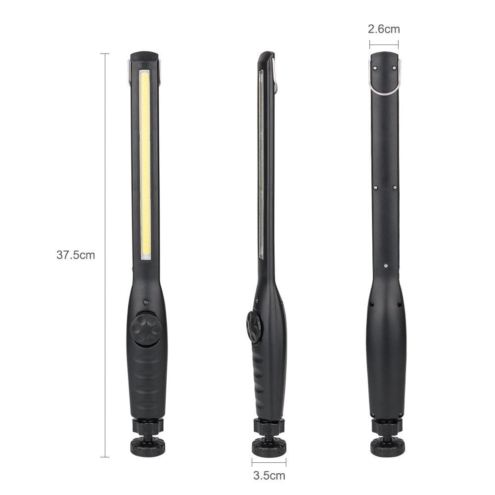 COB-LED darbo lempa | itin plokščio tipo | daug padėčių | USB + 220V maitinimo blokelis (CSW580)