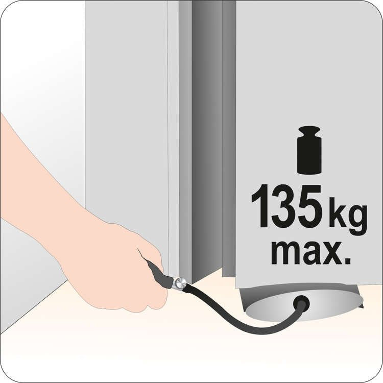 Pripučiama montavimo pagalvė | 160 X 160 mm | 135 kg (39000)