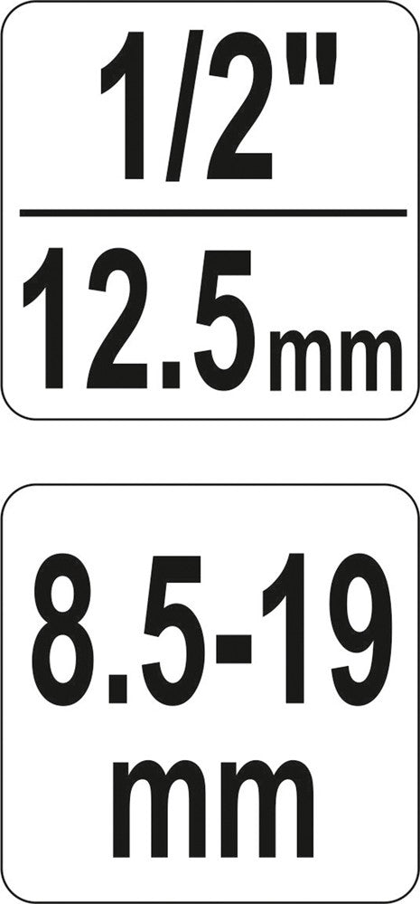 Galvutė smeigėms išsukti | 8,5-19 mm (YT-06251)
