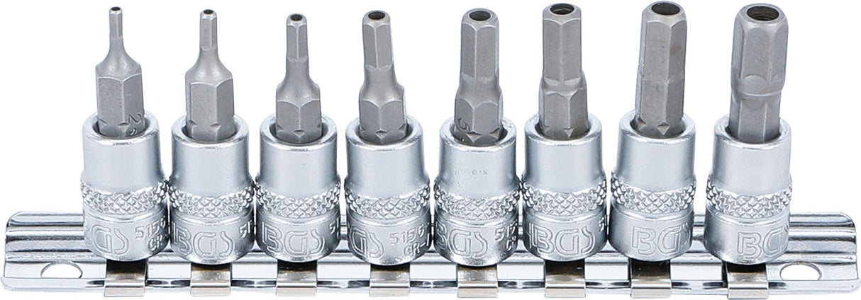 Набор бит | 6.3 mm (1/4") | Hex шестигранный | с отверстием | 2 - 7 mm | 8 шт.