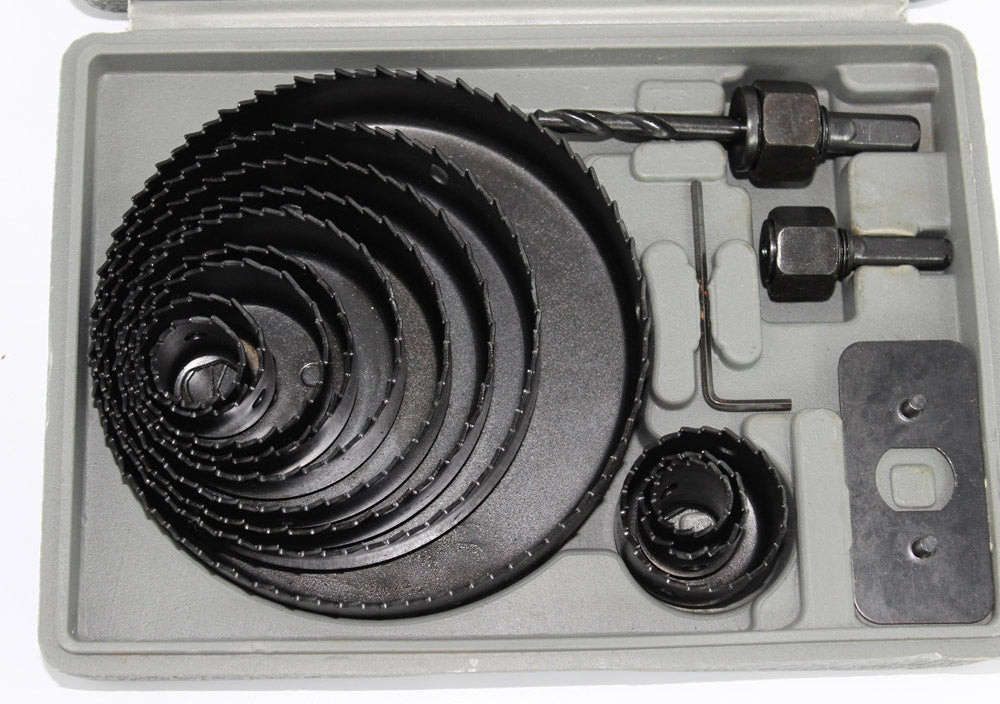Grąžtų karūnų rinkinys | 19-127 mm | 16 vnt. (ES22302)