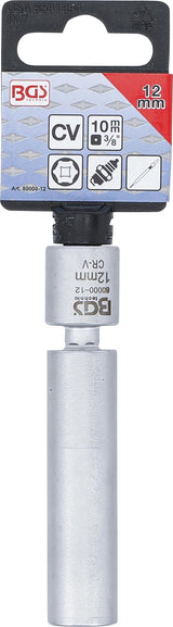 Galvutė kaitinimo ir uždegimo žvakėms | šarnyrinė | 10 mm (3/8") | 12 mm (80000-12)