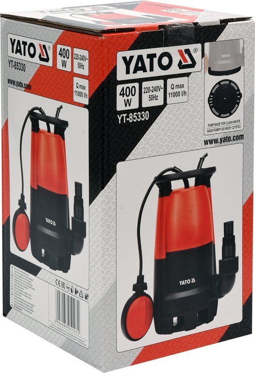 Panardinamas siurblys | su plūde | 400 W (YT-85330)
