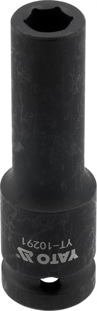 Galvutė smūginė šešiakampė ilga | 12,5 mm (1/2") | 10 mm (YT-10291)
