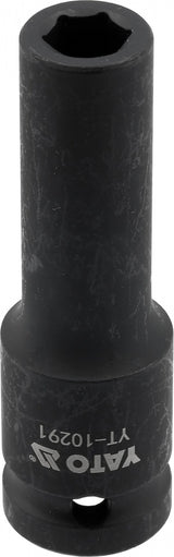 Galvutė smūginė šešiakampė ilga | 12,5 mm (1/2") | 10 mm (YT-10291)
