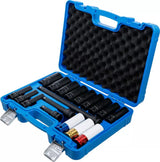 IMPACT SOCKET AND PROTECTIVE IMPACT SOCKET SET | HEXAGON | 12.5 MM (1/2") DRIVE | 10 - 24 MM | 18 PCS. (5202)