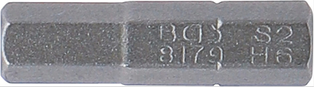 Antgalis | 6.3 mm (1/4") | hex šešiakampis 6 mm (8179)