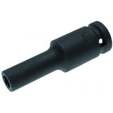 Galvutė smūginė šešiakampė ilga | 12,5 mm (1/2") | 8 mm (7248)