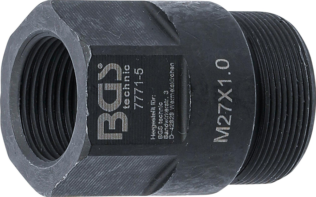 Purkštukų išėmimo adapteris iš BGS 7771 | M27 x M20 x 41 mm (7771-5)