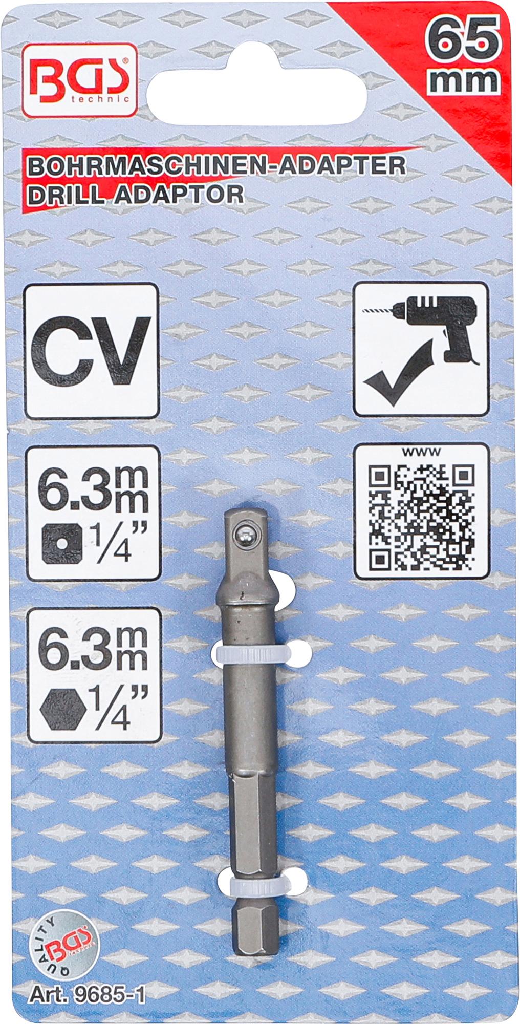 Adapteris | 6,3 mm (1/4") / 6,3 mm (1/4") (9685-1)