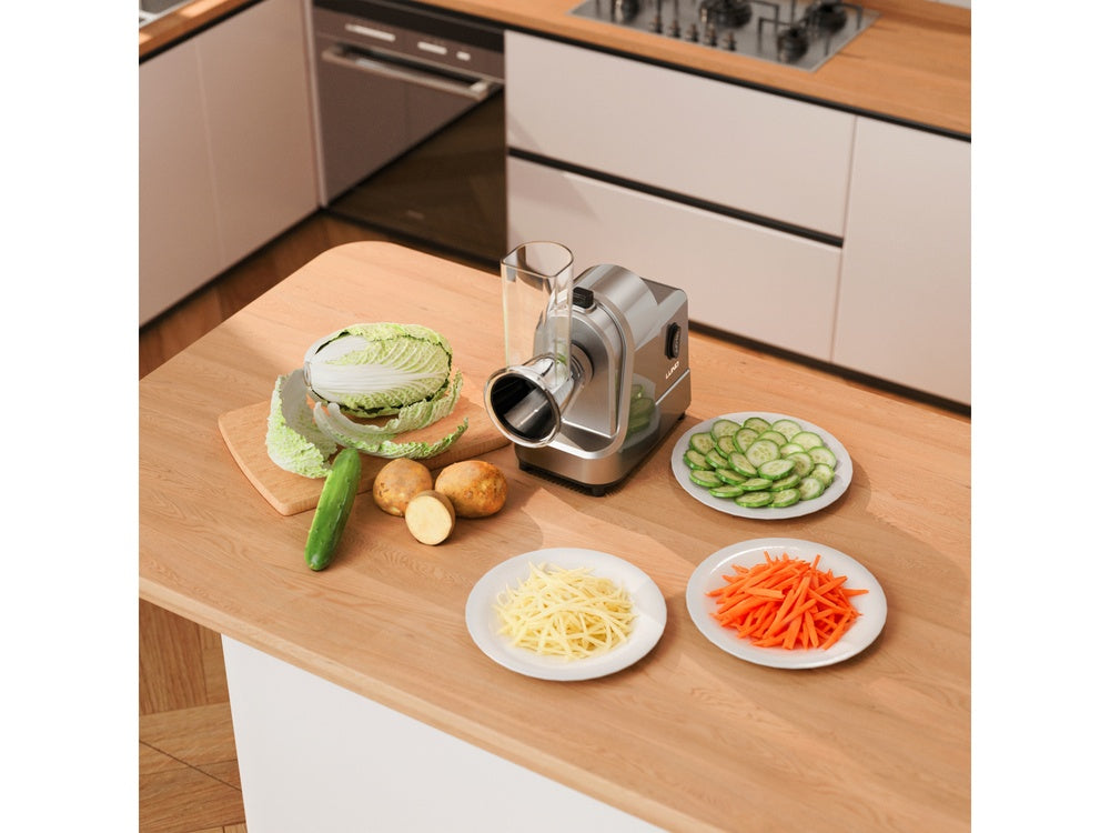 Elektrinė daržovių, vaisių trintuvė / pjaustyklė 250W, 5 peiliai (67830)